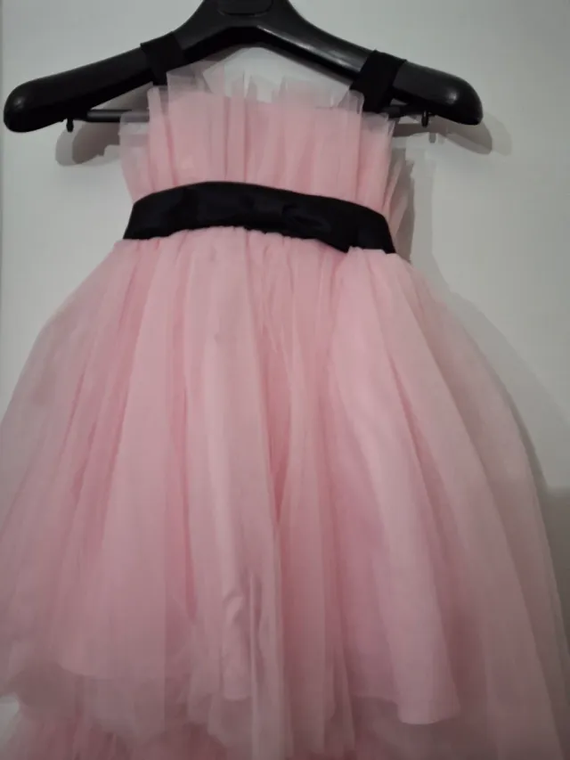 Abito in tulle per bambina rosa