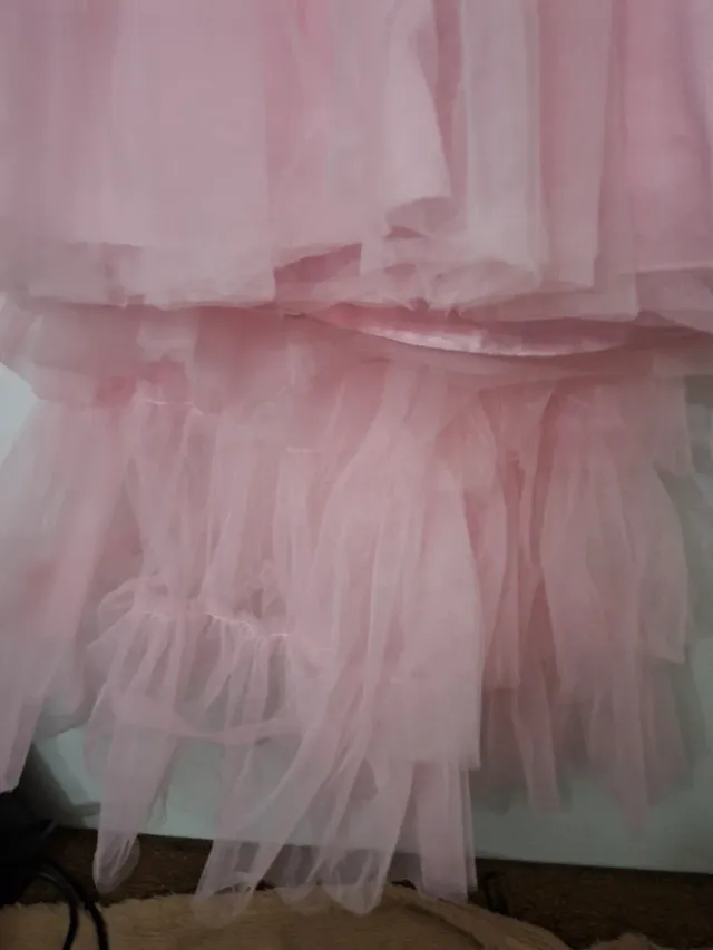 Abito in tulle per bambina rosa