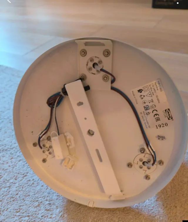 Lámpara Techo Ikea Orientable Blanca