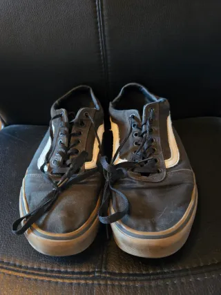 Vans Zapatillas Negras y Beige