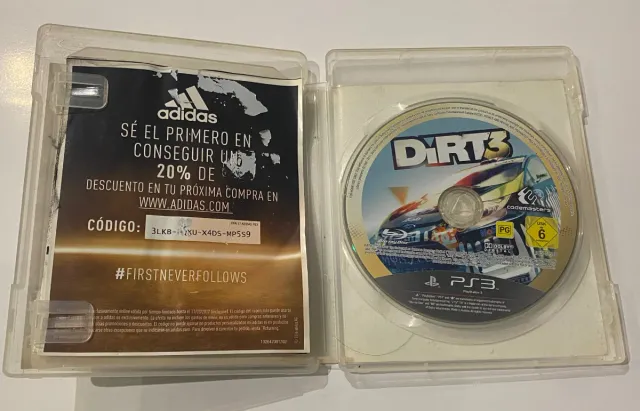 Caja FIFA 17 + Juego Dirt 3 PS3
