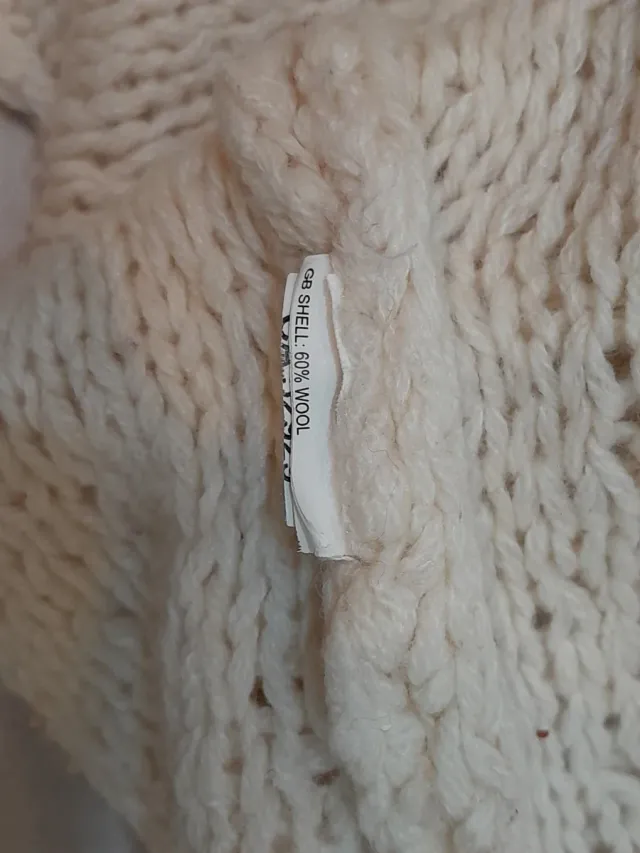 Jersey Desigual M/38/10 Blanco lana media manga