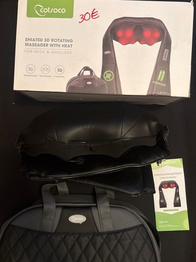 Masajeador Cuello Hombros Shiatsu 3D