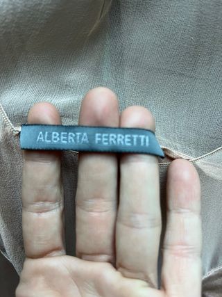 Alberta Ferretti Top Rosa Palo