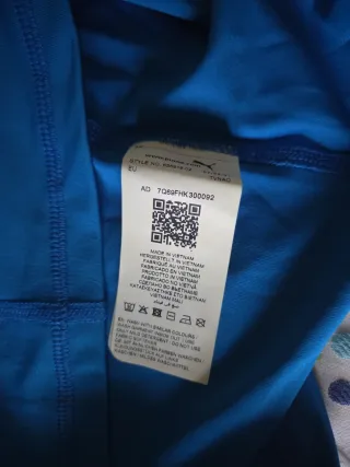 Camiseta Puma Mujer Talla S Azul