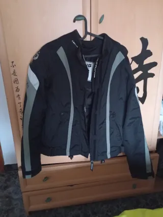 Chaqueta Moto Mujer Negra talla s
