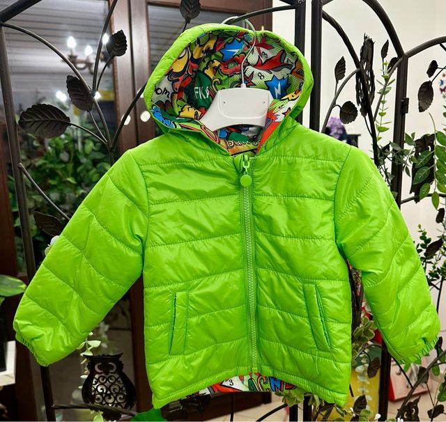 Giubbino nuovo doubleface Small Gang bimbo 18 mesi