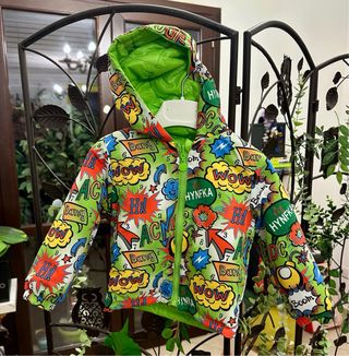 Giubbino nuovo doubleface Small Gang bimbo 18 mesi