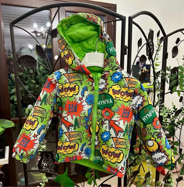 Giubbino nuovo doubleface Small Gang bimbo 18 mesi