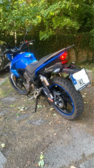 Moto 125cc Azul