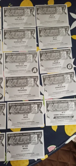 Lote cromos 2019/2020