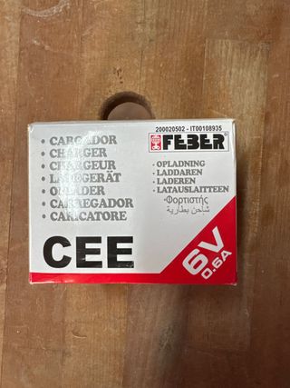 Cargador FEBER 6V 0.6A