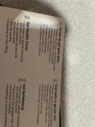 Funda de gel para sillín de bici Crivit