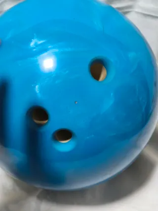 Bola de bolos infantil azul