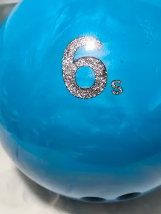Bola de bolos infantil azul