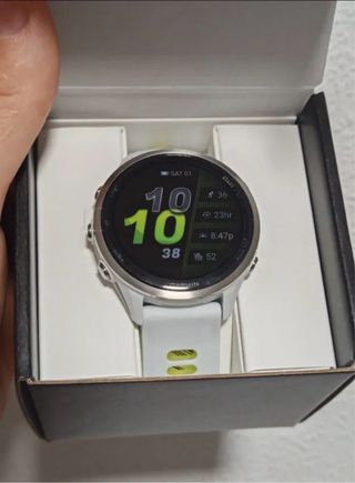 Garmin Forerunner 970 Plata/Blanco