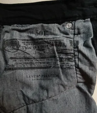 Pantalón Levi's 501 Negro