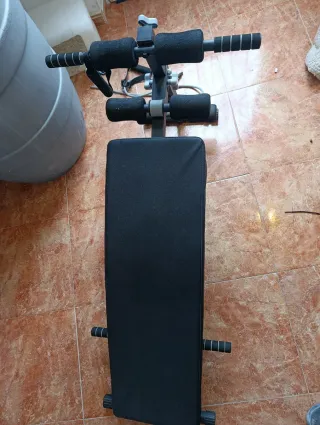 Banco de pesas para abdominales