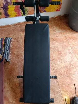 Banco de pesas para abdominales