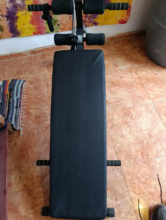 Banco de pesas para abdominales
