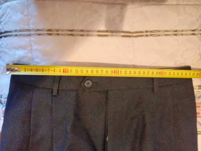 Pantalone classico uomo tg 46 con pence