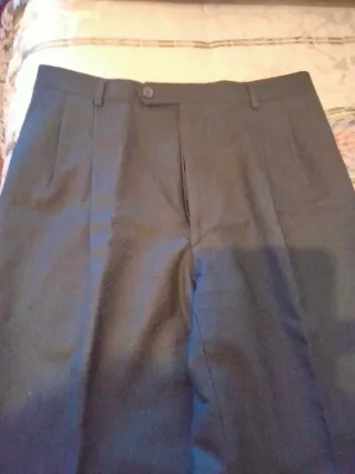 Pantalone classico uomo tg 46 con pence