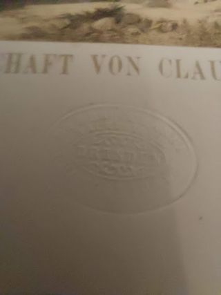 Álbum de Fotos Antiguo Dresden Gallery 1860/80