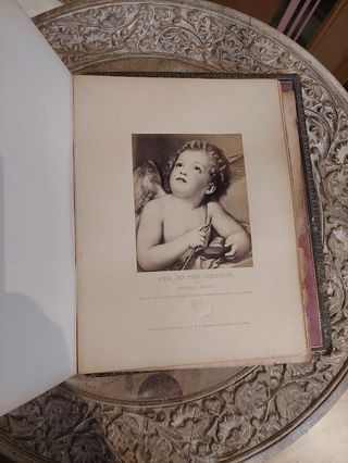 Álbum de Fotos Antiguo Dresden Gallery 1860/80