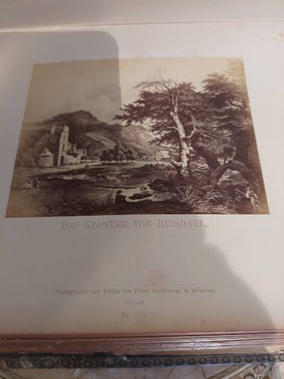 Álbum de Fotos Antiguo Dresden Gallery 1860/80