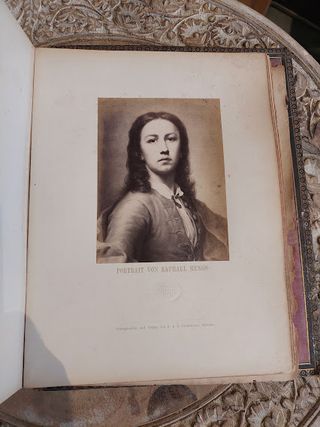 Álbum de Fotos Antiguo Dresden Gallery 1860/80