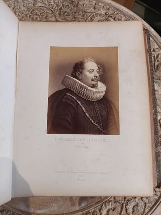 Álbum de Fotos Antiguo Dresden Gallery 1860/80