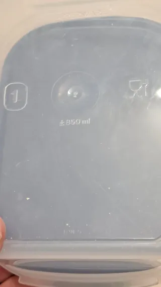 Set Contenitori Tupperware e Shaker Blu