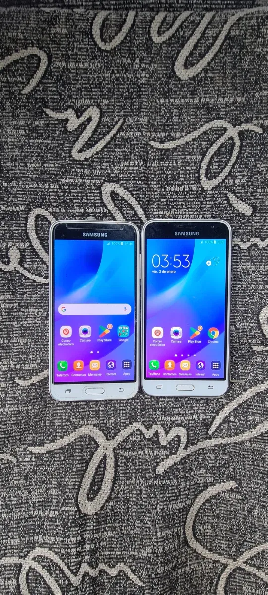 Samsung Galaxy J3 6 Branco pacote de 2 unidades