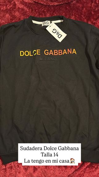Sudadera Dolce & Gabbana Negra Talla 14