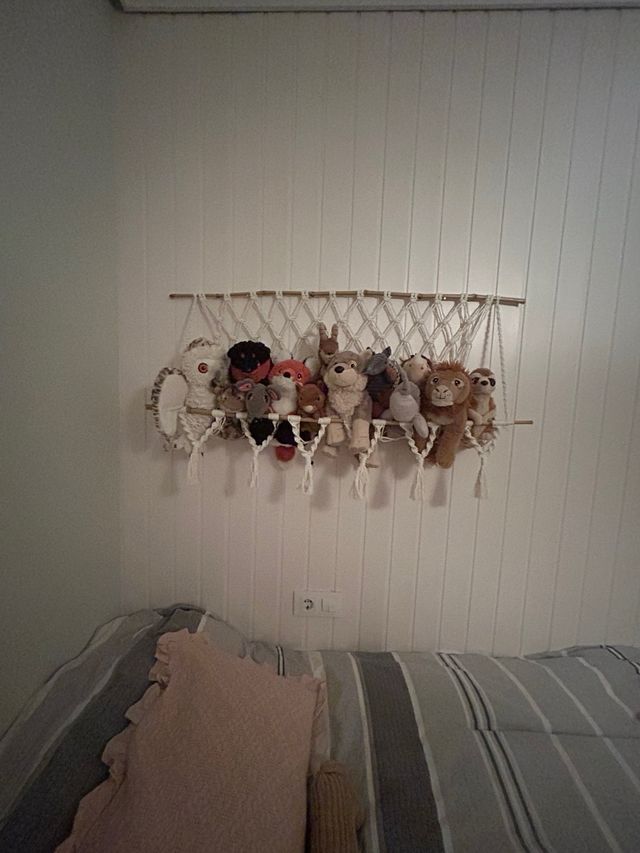 Appendiabiti in Macramé Fatto a Mano