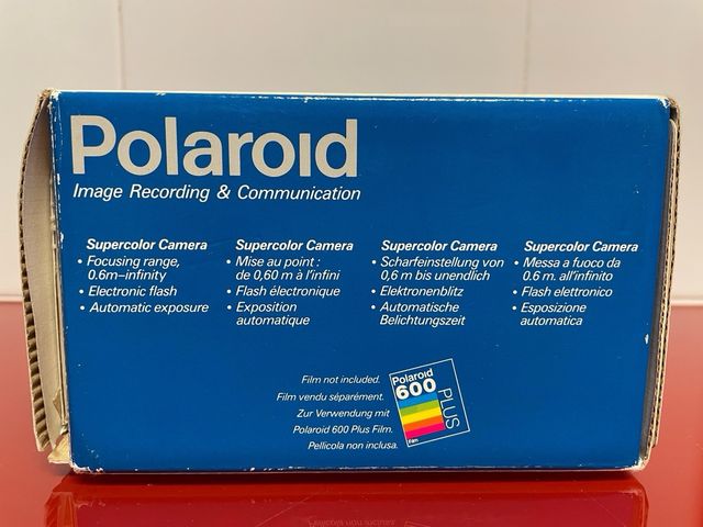 Cámara Polaroid Supercolor 635CL