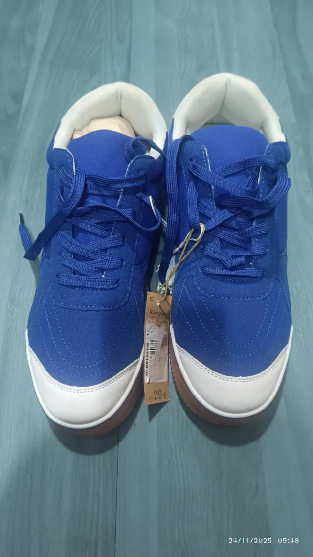 Zapatillas Cedosce Azul y Blanco