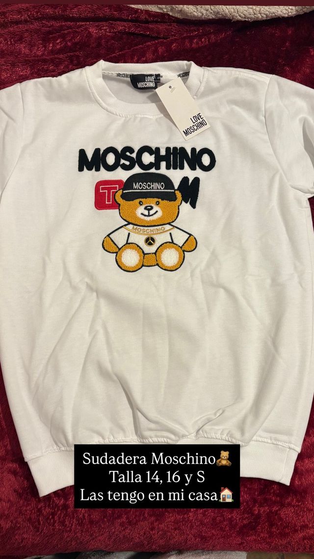Sudadera Moschino Oso Talla S