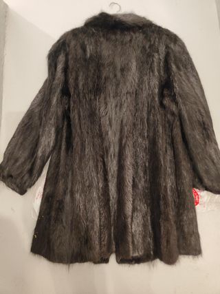 Abrigo de piel auténtico - sin usar - nuevo