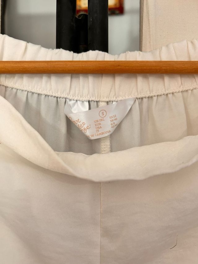 Camisón encaje blanco talla M