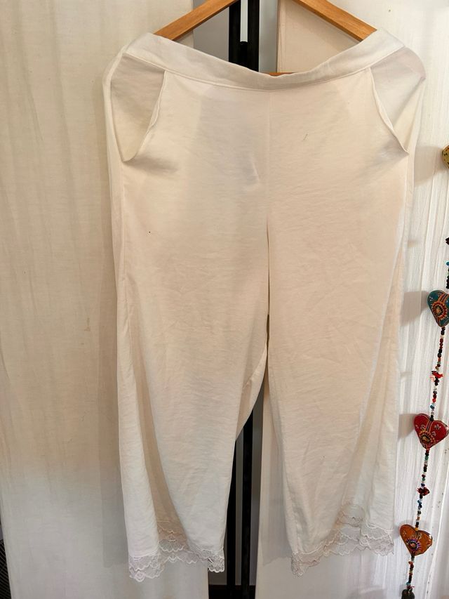 Camisón encaje blanco talla M