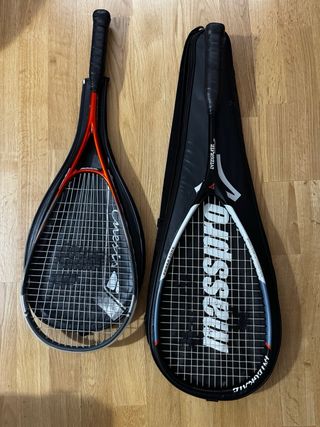 Raquetas de Squash y Tenis con Fundas