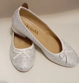 Ballerine Estrada' tg 38 bianche