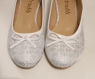 Ballerine Estrada' tg 38 bianche