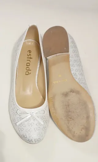 Ballerine Estrada' tg 38 bianche
