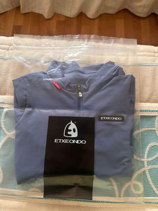 Maillot Etxeondo Alde manga larga azul