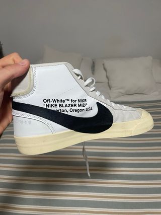 Zapatillas Nike Blazer Mid Off-White Beige