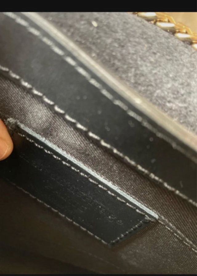 Bolso Negro Maison Heritage Dorado