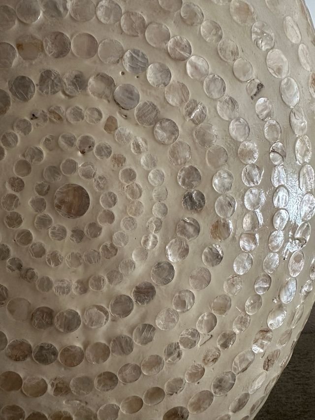 Jarrón Nácar Beige