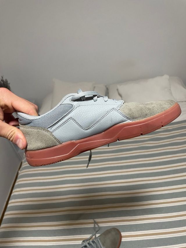 Zapatillas DC Skate Street Grises y Rosas